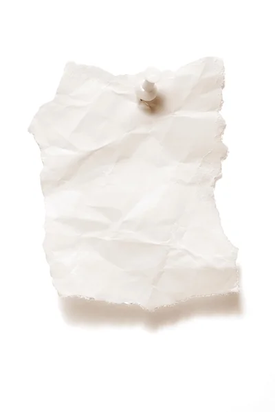Raptiye ile yırtık kağıt — Stok fotoğraf