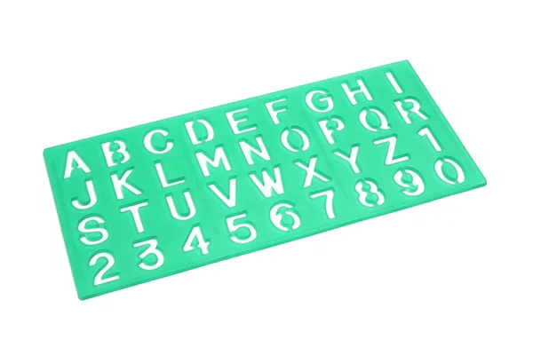 Alphabet Stencil — Stock Photo, Image