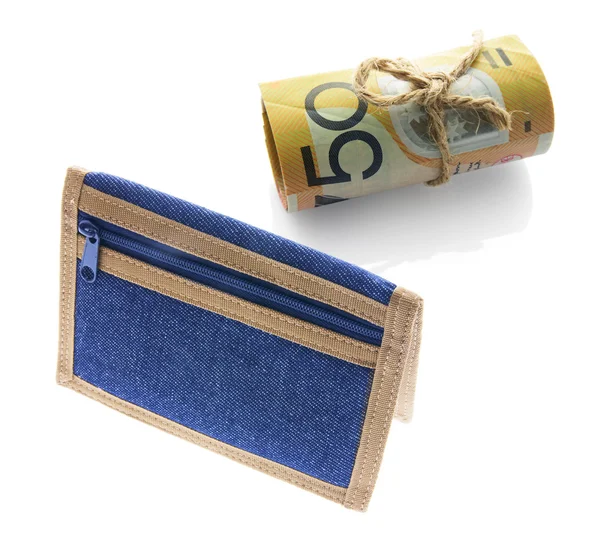 Plånbok och anteckningar — Stockfoto