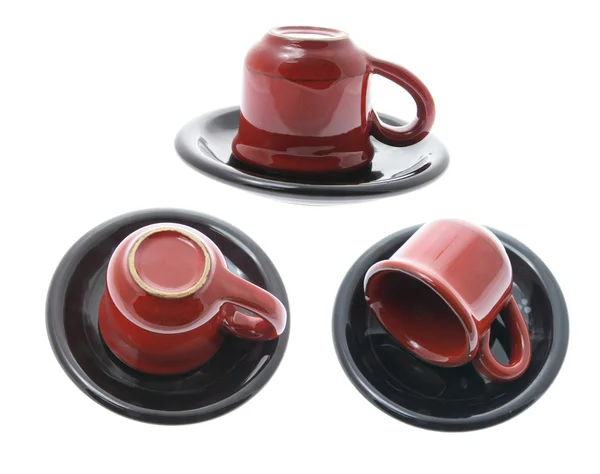 茶杯和碟子 — 图库照片
