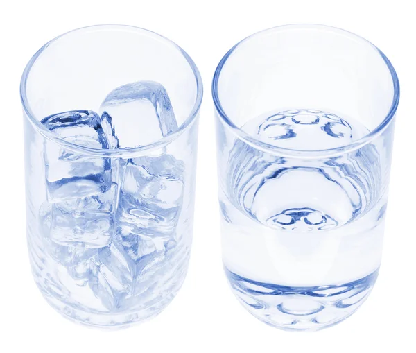 Water and Ice Cubes — Stock Photo, Image