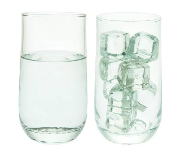 Víz és jég-kocka — Stock Fotó