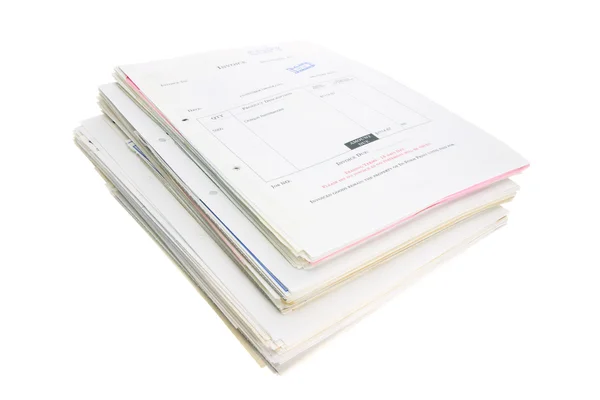 Stacks of Business Documents — Stock Photo, Image