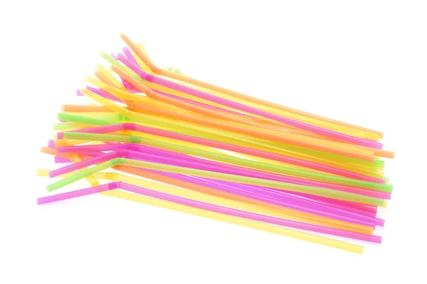 Plastic Drinking Straws — Stock Photo, Image