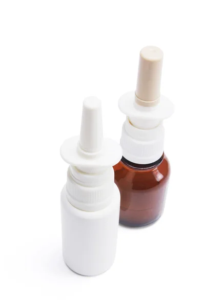 Botellas de aerosol nasal — Foto de Stock