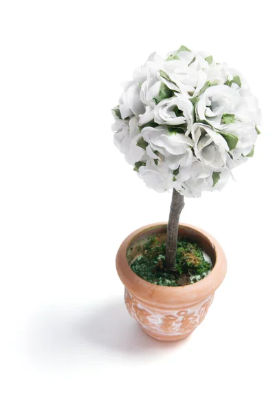 Planta de vaso artificial — Fotografia de Stock