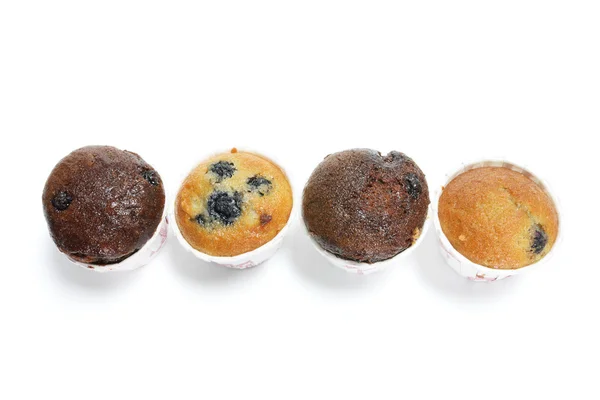 Fila di mini muffin — Foto Stock