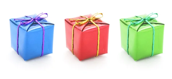 Boże Narodzenie giftboxes — Zdjęcie stockowe