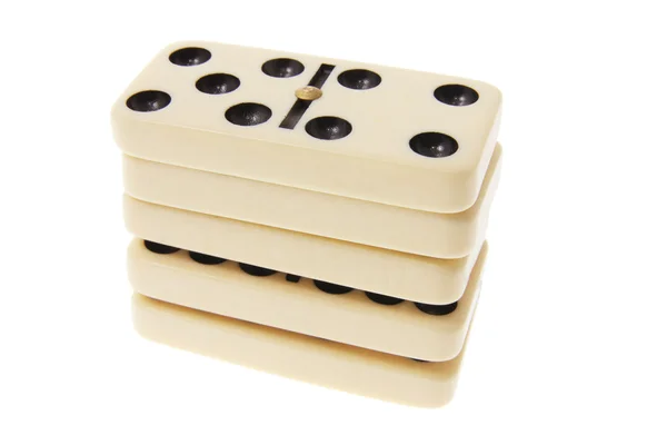 Stack dominobrickor — Stockfoto