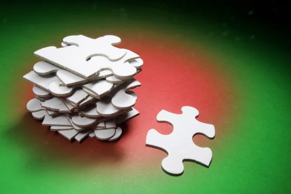 Piese puzzle Jigsaw — Fotografie, imagine de stoc