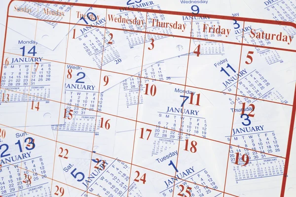 Σελίδες ημερολογίου — Φωτογραφία Αρχείου