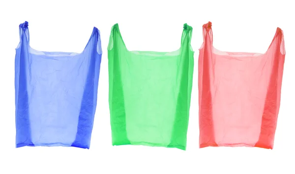 Sacos de compras de plástico — Fotografia de Stock