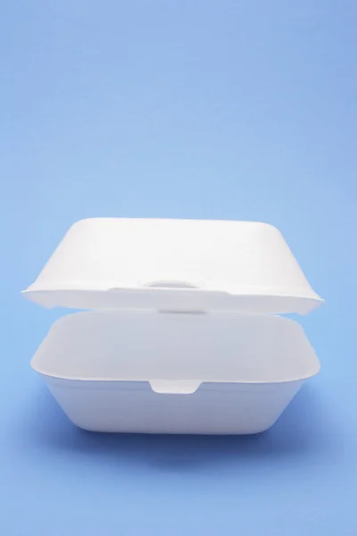 Boîte à aliments en polystyrène — Photo
