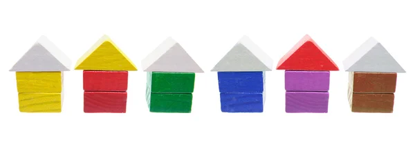 Minyatür ahşap evler — Stok fotoğraf