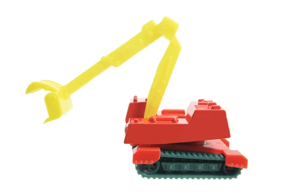 微型玩具挖掘机 — 图库照片