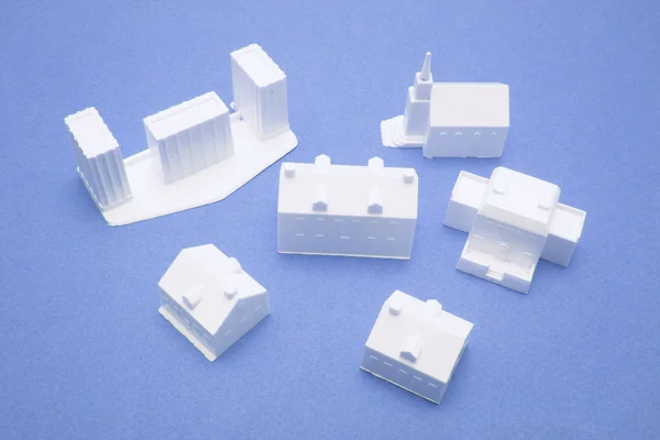 Miniaturní budova modely — Stock fotografie