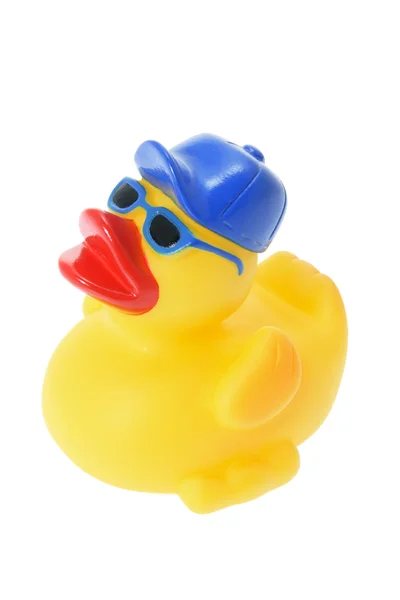 Rubber Duck with Sunglasses — Stock Photo, Image