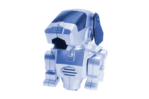 Speelgoed robot hond — Stockfoto