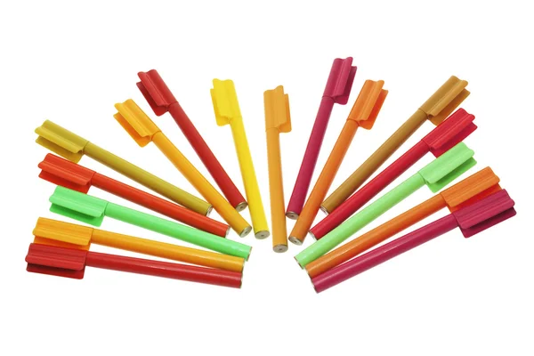 Długopisy barwienia — Zdjęcie stockowe