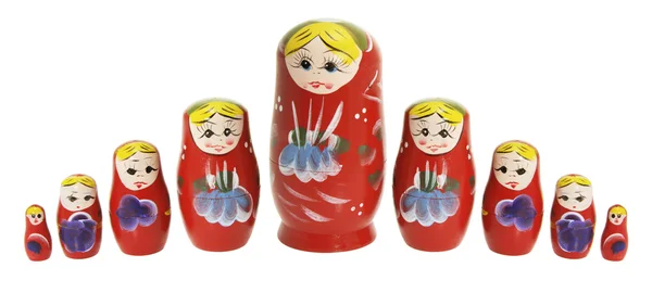 Nido russo bambole — Foto Stock