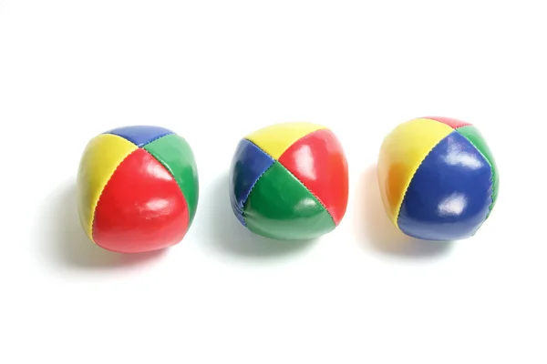 Wiersz żonglerka piłki — Zdjęcie stockowe