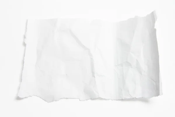 Kawałek zmięty papier — Zdjęcie stockowe