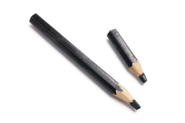 Fekete színű ceruzák — Stock Fotó