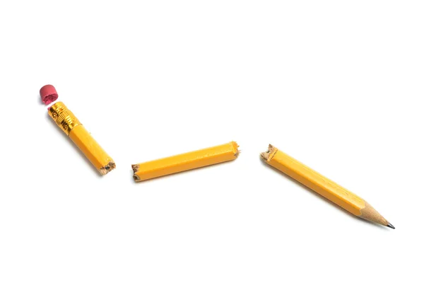 折断的铅笔 — 图库照片