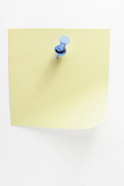 Post It Note Paper con Pushpin — Foto Stock