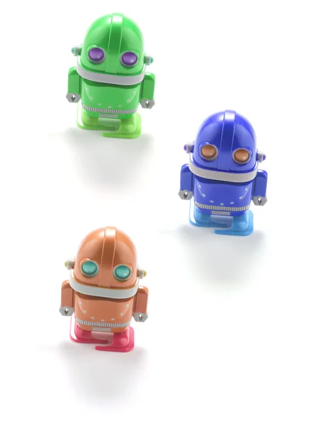 Robôs de brinquedo — Fotografia de Stock