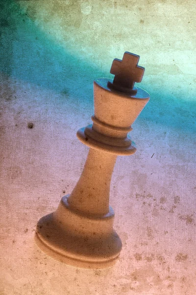 Pieza de ajedrez rey — Foto de Stock