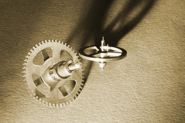 時計のギヤ車輪 — ストック写真