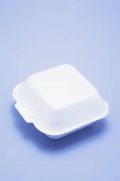 Polystyrenové potravinový box — Stock fotografie
