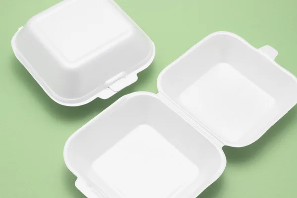 Полістирольні їжі коробки — стокове фото