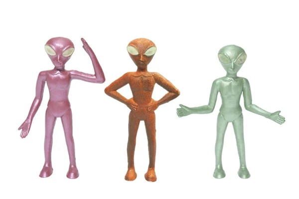 Toy Alien Figures — Stock Photo, Image