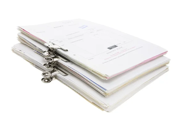 Stacks of Business Documents — Stock Photo, Image
