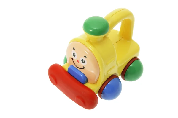 Plastikowe zabawki pociągu — Zdjęcie stockowe