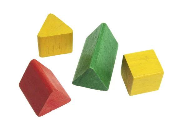 Wooden Toy Blocks — Stock Photo, Image
