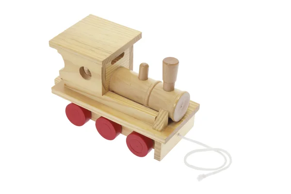 Wooden Toy Tain — Stock Photo, Image