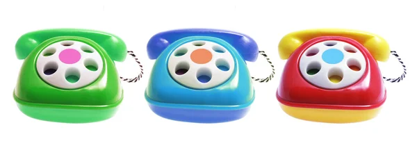 Telefoni giocattolo — Foto Stock