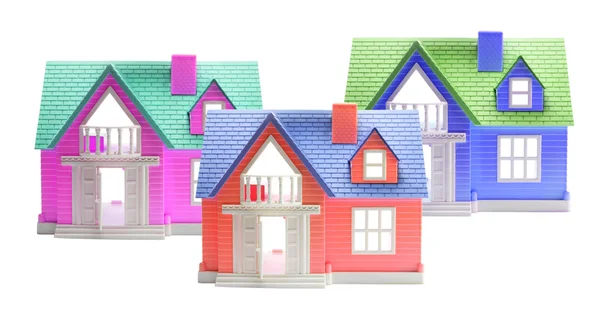Casas de brinquedo — Fotografia de Stock