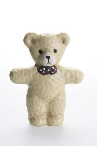 Porselein teddy bear — Stockfoto