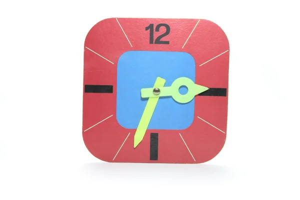 Karton zegar — Zdjęcie stockowe