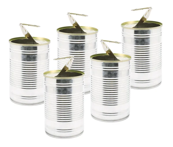 Ringpull Tin Cans Royalty Free Stock Photos