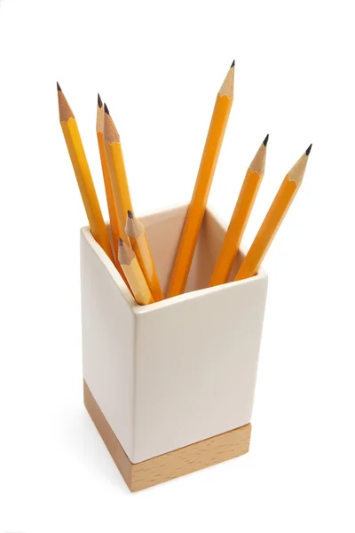 Pencil Holder Stock Photo