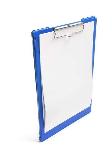 Clipboard with Blank Paper Royalty Free Stock Images