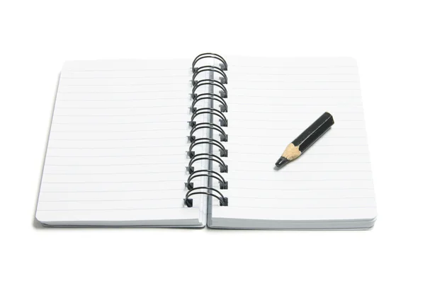 Pencil on Note Pad Royalty Free Stock Images