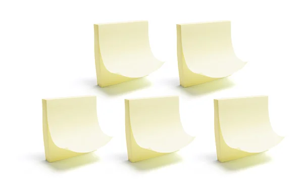 Post-it note pads Stockfoto