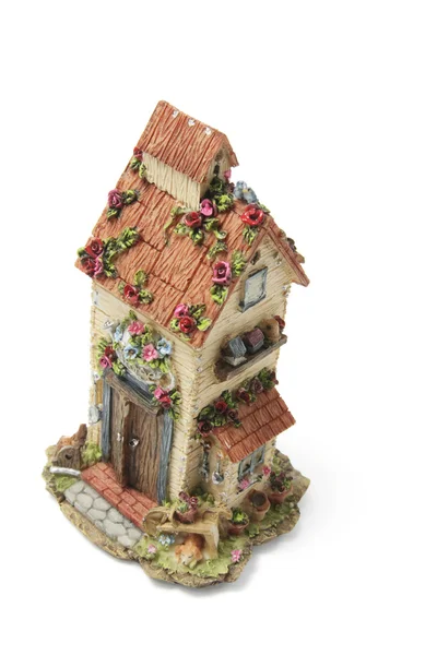 Miniatuur huis ornament — Stockfoto