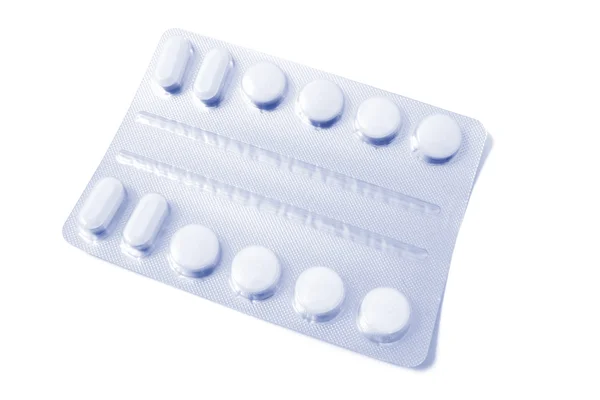 Blisterpack di pillole — Foto Stock